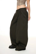 Black Bamboo Baggy Pants