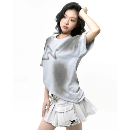 Shadow Pigment Washed Tee - Grey