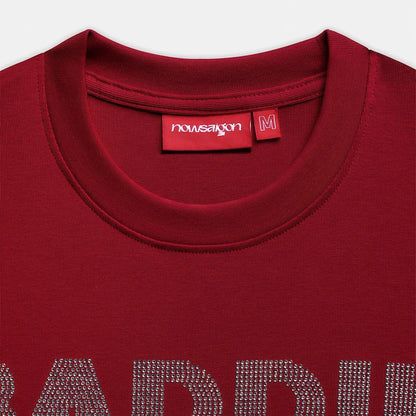 Rhinestone Baddie Baby Tee - Red