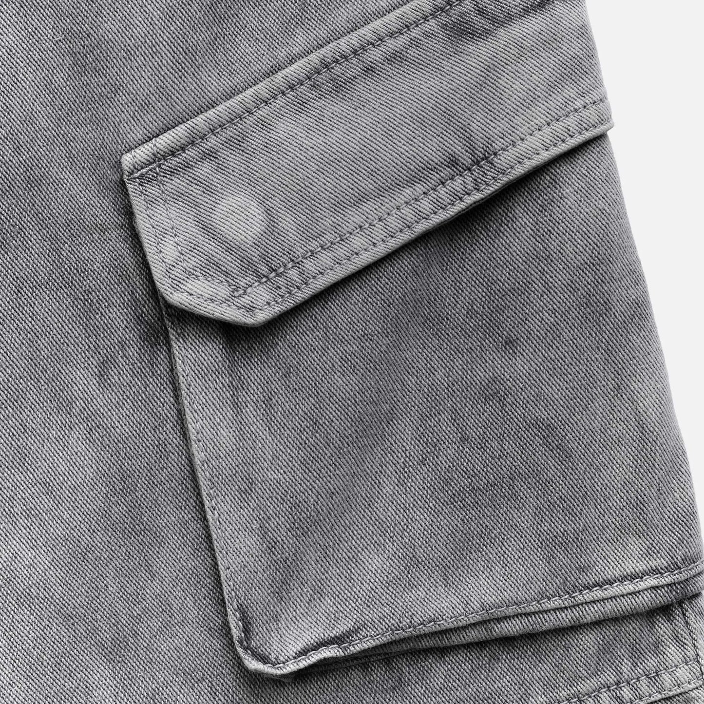Dust Cargo Jorts - Washed Grey