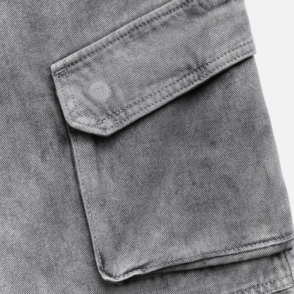 Dust Cargo Jorts - Washed Grey