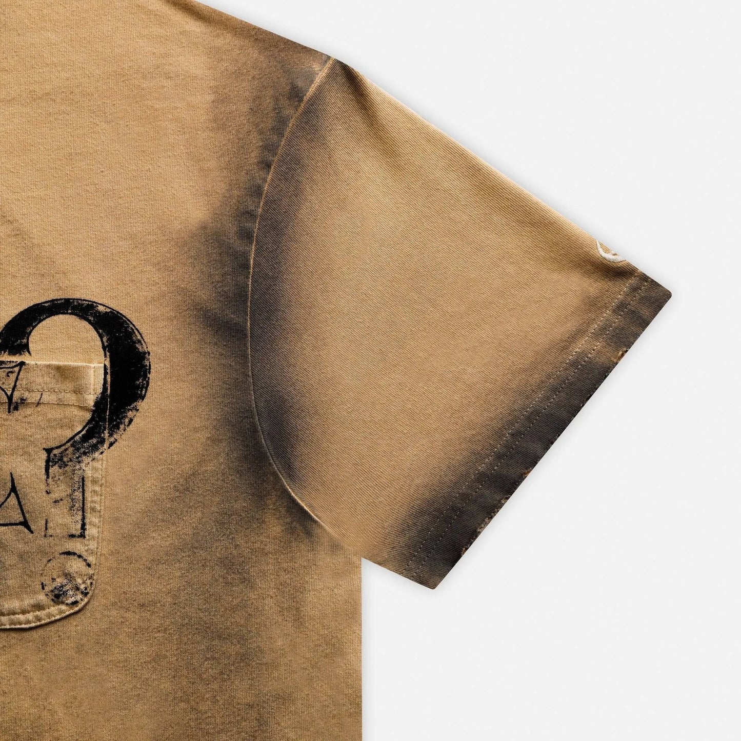 Pocket G&B Tee - Washed Brown
