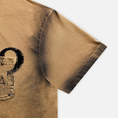 Pocket G&B Tee - Washed Brown