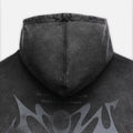 Patch Hoodie - Washed Black