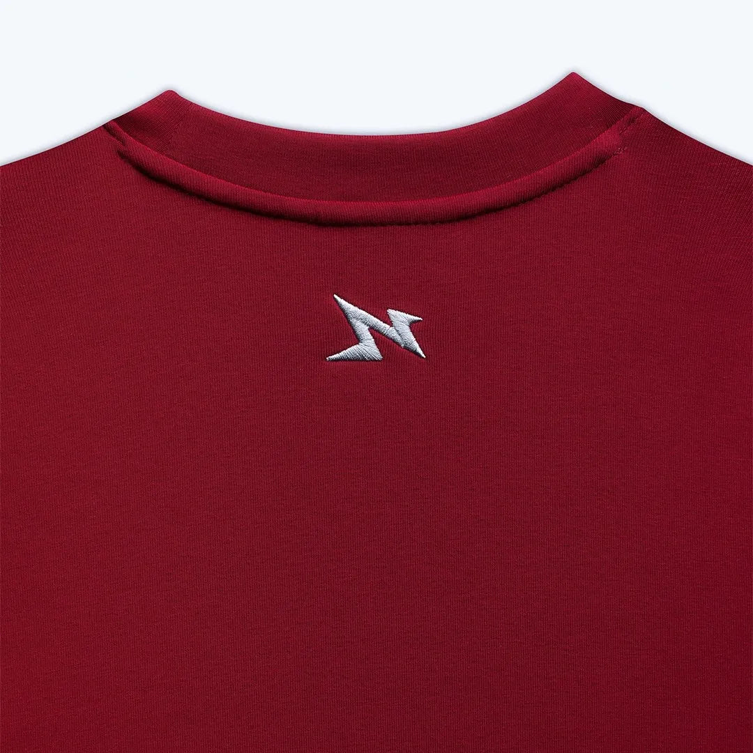 Rhinestone Baddie Baby Tee - Red