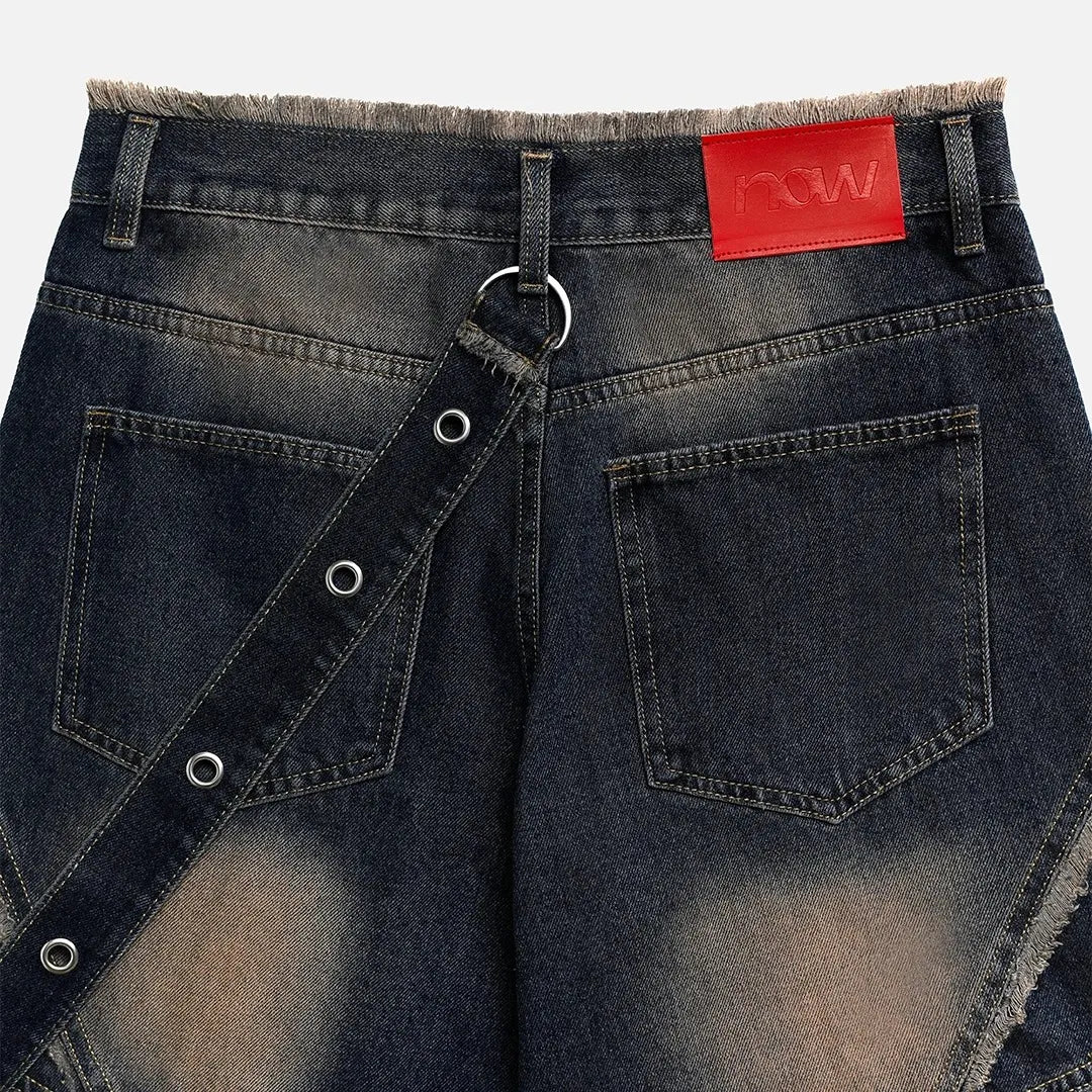 Chain Jeans - Washed Blue