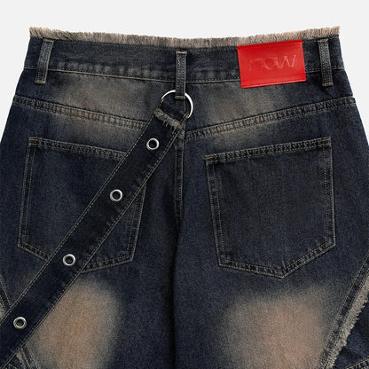 Chain Jeans - Washed Blue