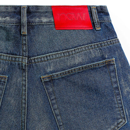 Rebel Edge Jorts - Washed Blue