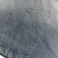Denim Cargo Mini Skirt - Washed Grey