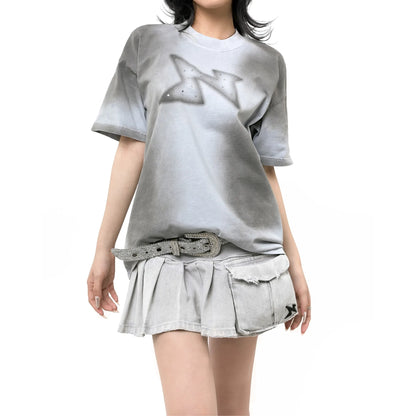 Shadow Pigment Washed Tee - Grey