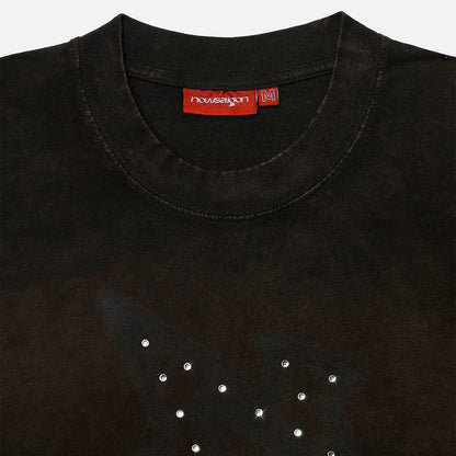 Shadow Pigment Washed Tee - Brown