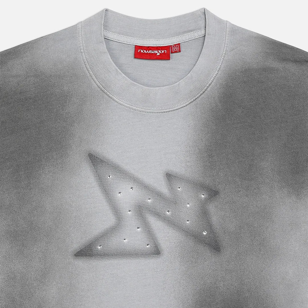 Shadow Pigment Washed Tee - Grey