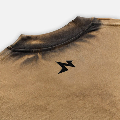 Pocket G&B Tee - Washed Brown