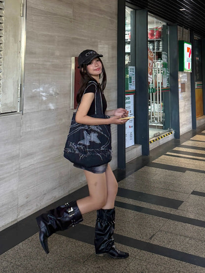 Denim Tote Bag