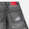 Rebel Edge Jorts - Washed Black