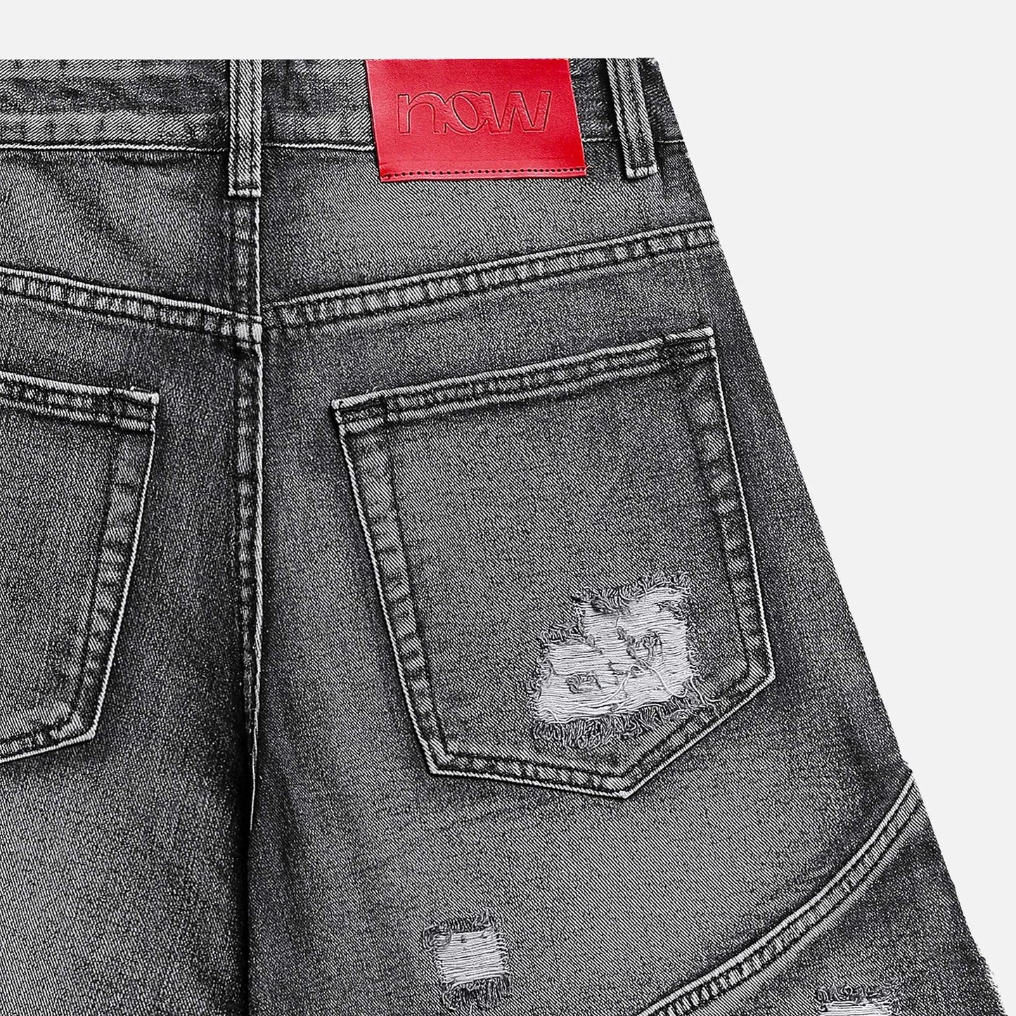 Rebel Edge Jorts - Washed Black