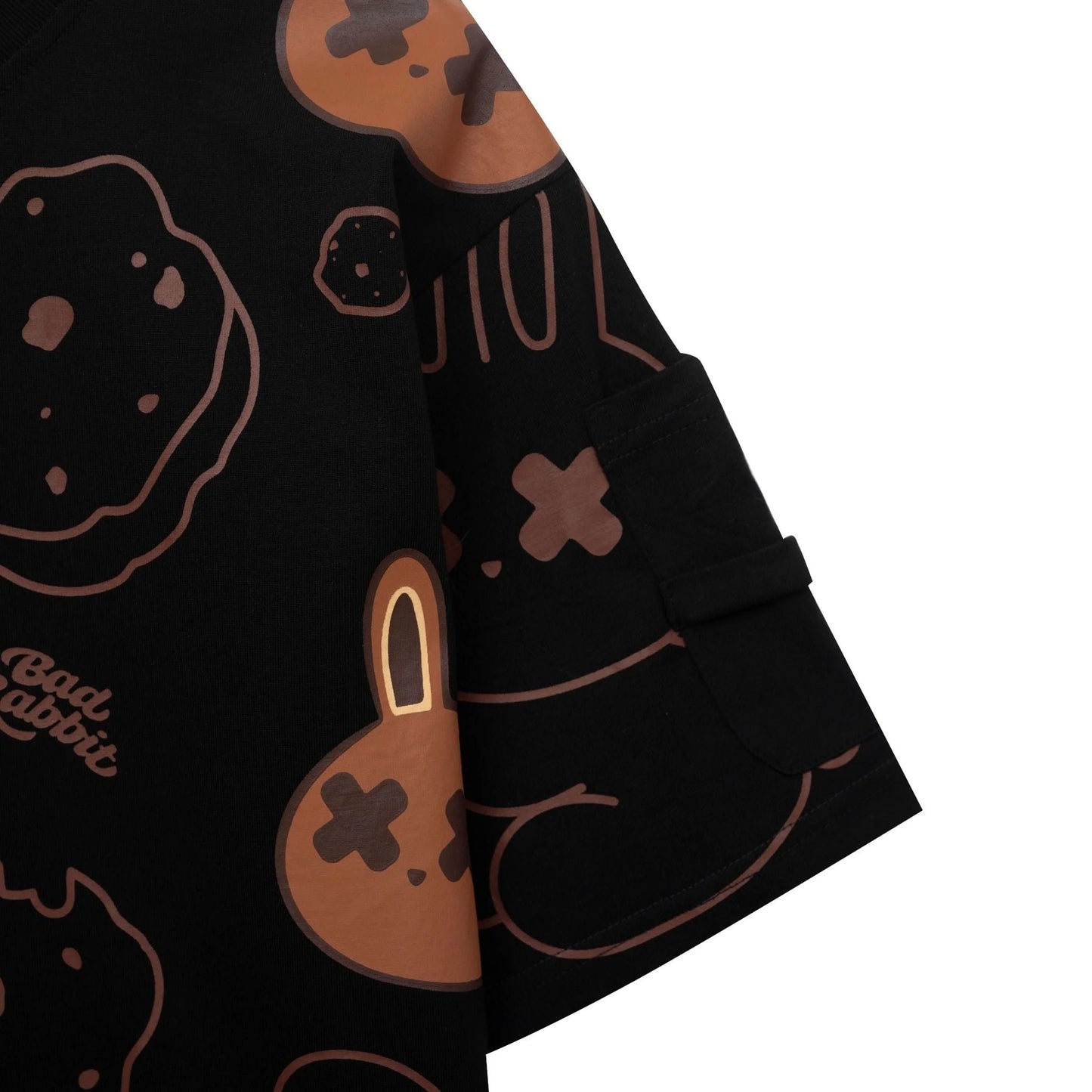 Cookie Rabbit Tee - Black