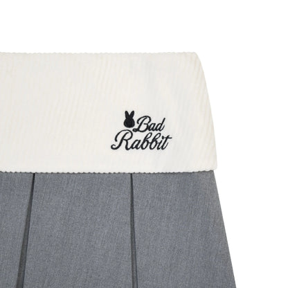 Chillin Rabbit Skirt - Grey