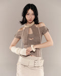 Lobelia Top - Brown