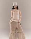 Conrad Sleeveless Top - Beige