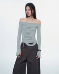 Melvin Long Sleeve Top - Blue