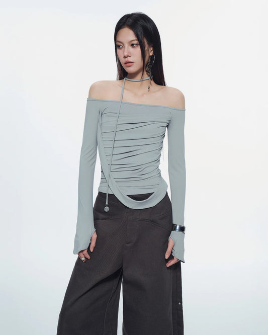 Melvin Long Sleeve Top - Blue