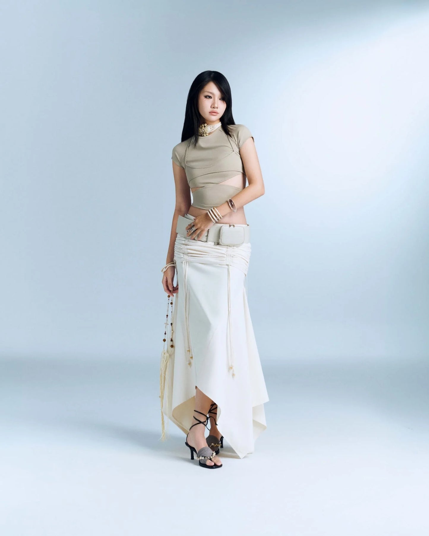 Harlow Skirt - Ivory
