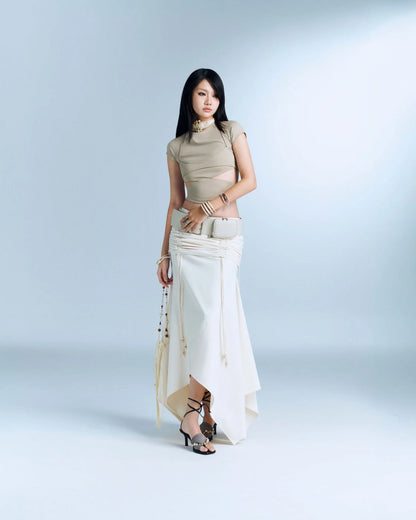 Harlow Skirt - Ivory