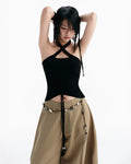 Cherie Halter Top - Black