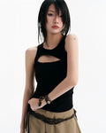 Conrad Sleeveless Top - Black