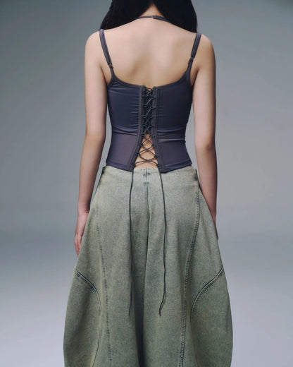 Melios Mesh Top - Blue