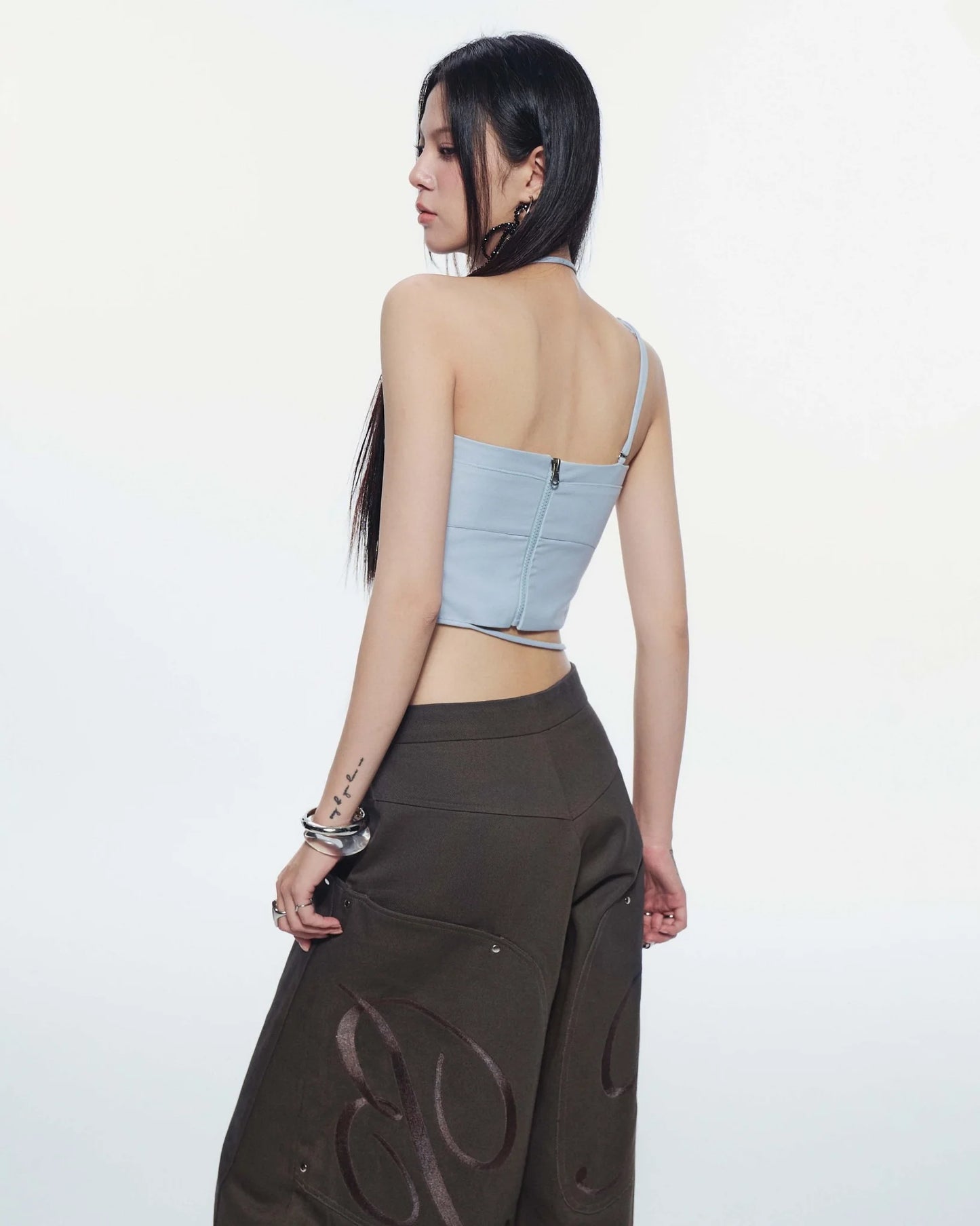Lullaby Halter Top - Blue