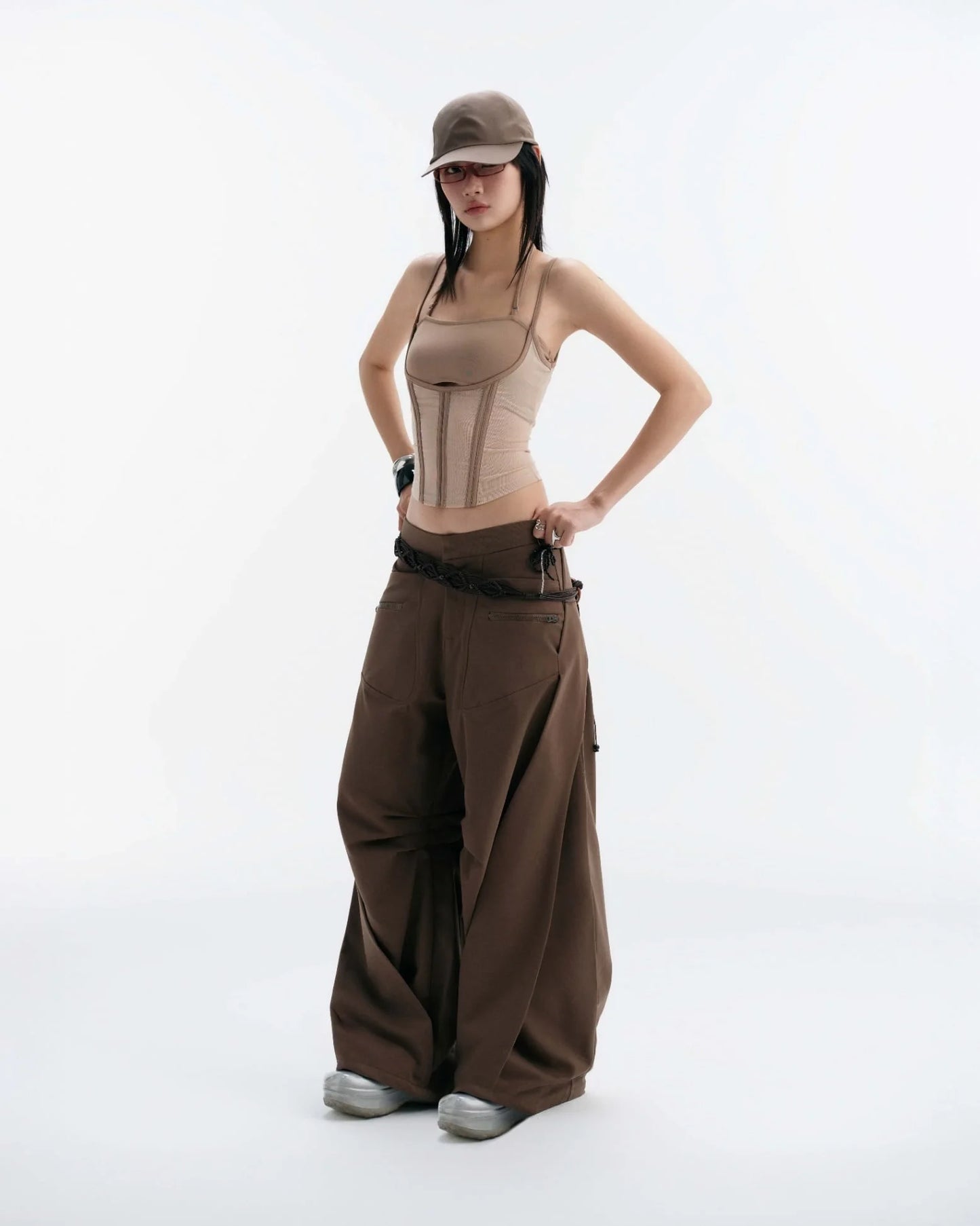 Melios Mesh Top - Beige