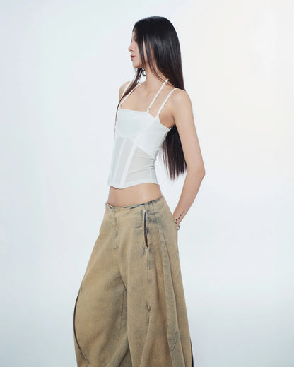 Melios Mesh Top - White