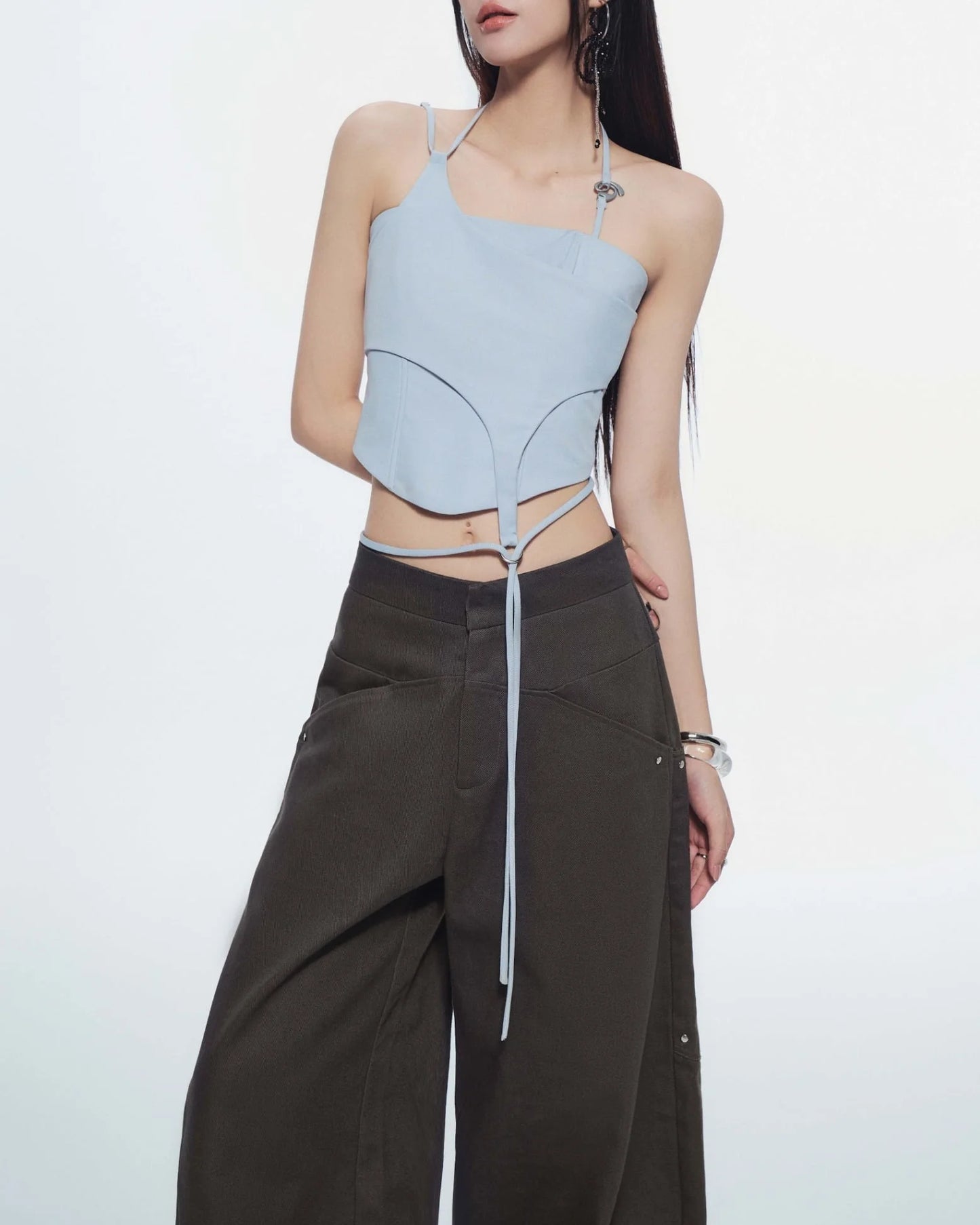 Lullaby Halter Top - Blue