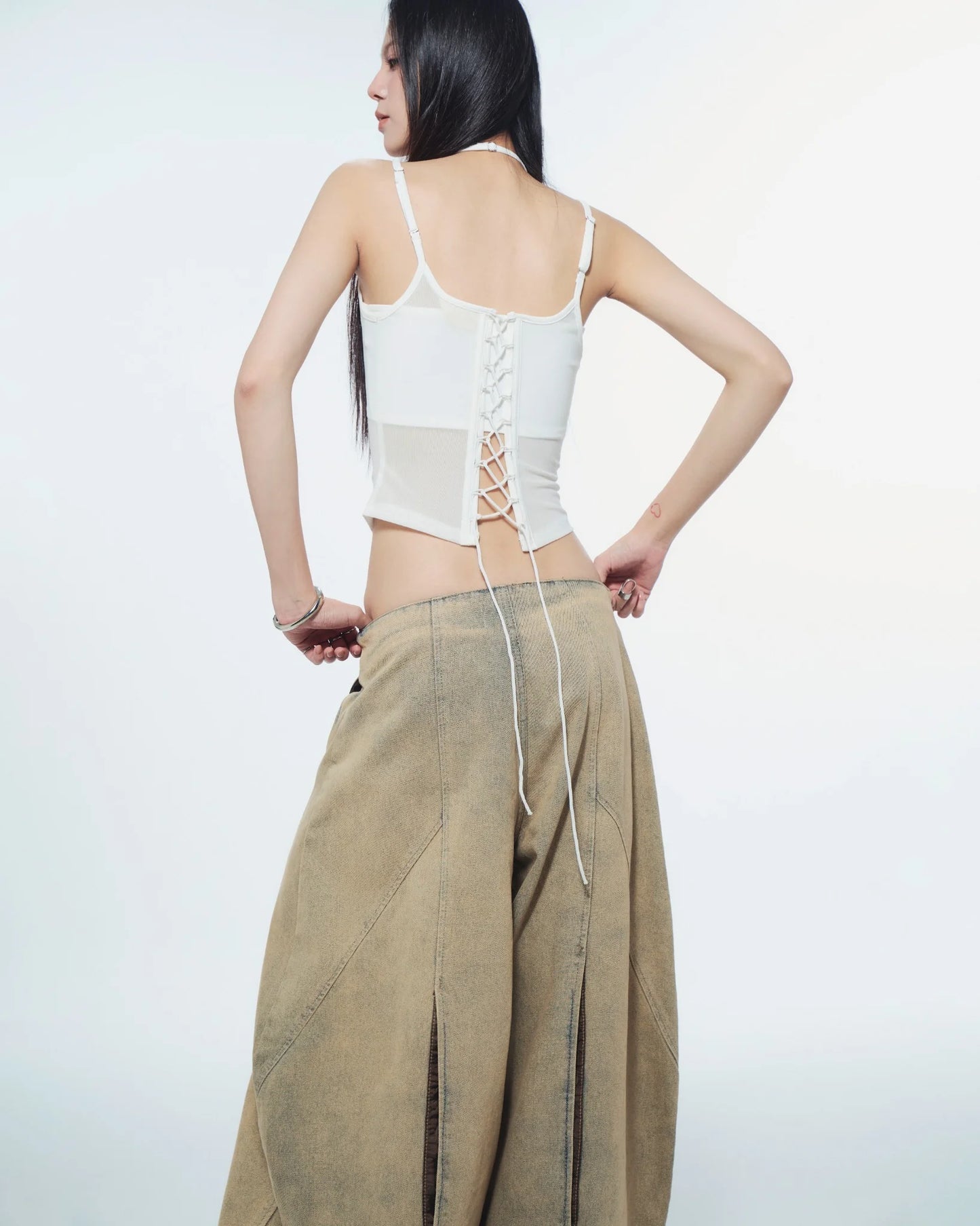 Melios Mesh Top - White