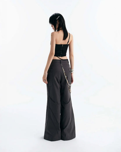 Lullaby Halter Top - Black