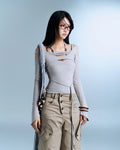 Serafin Top - Grey