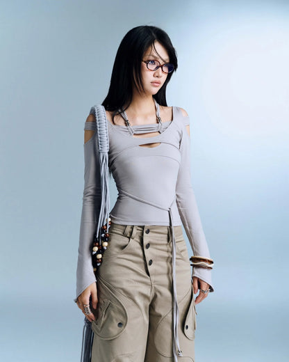 Serafin Top - Grey