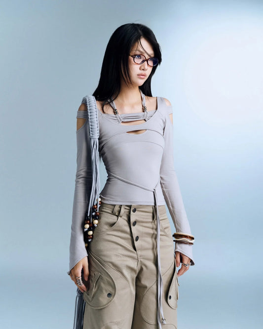 Serafin Top - Grey