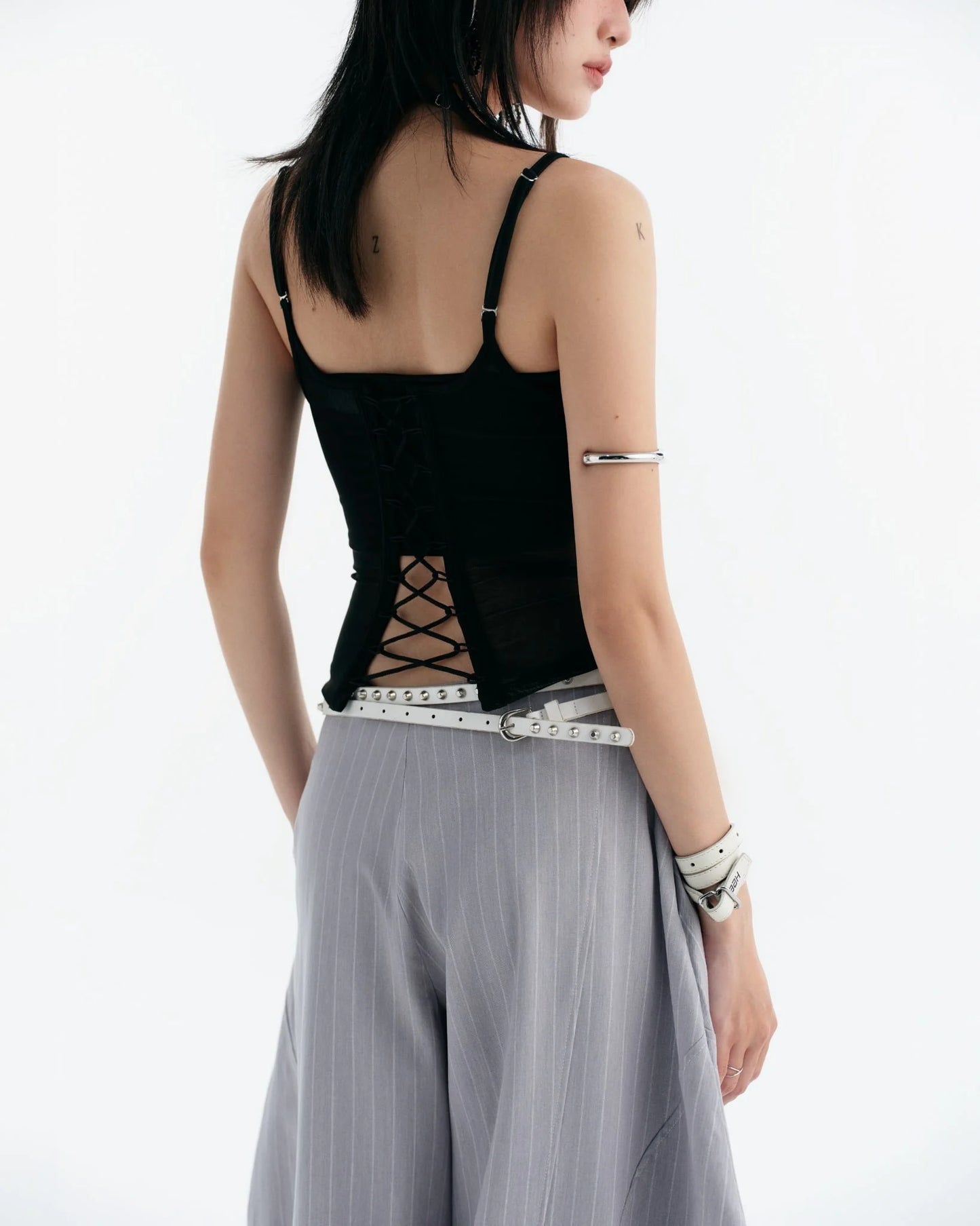 Melios Mesh Top - Black