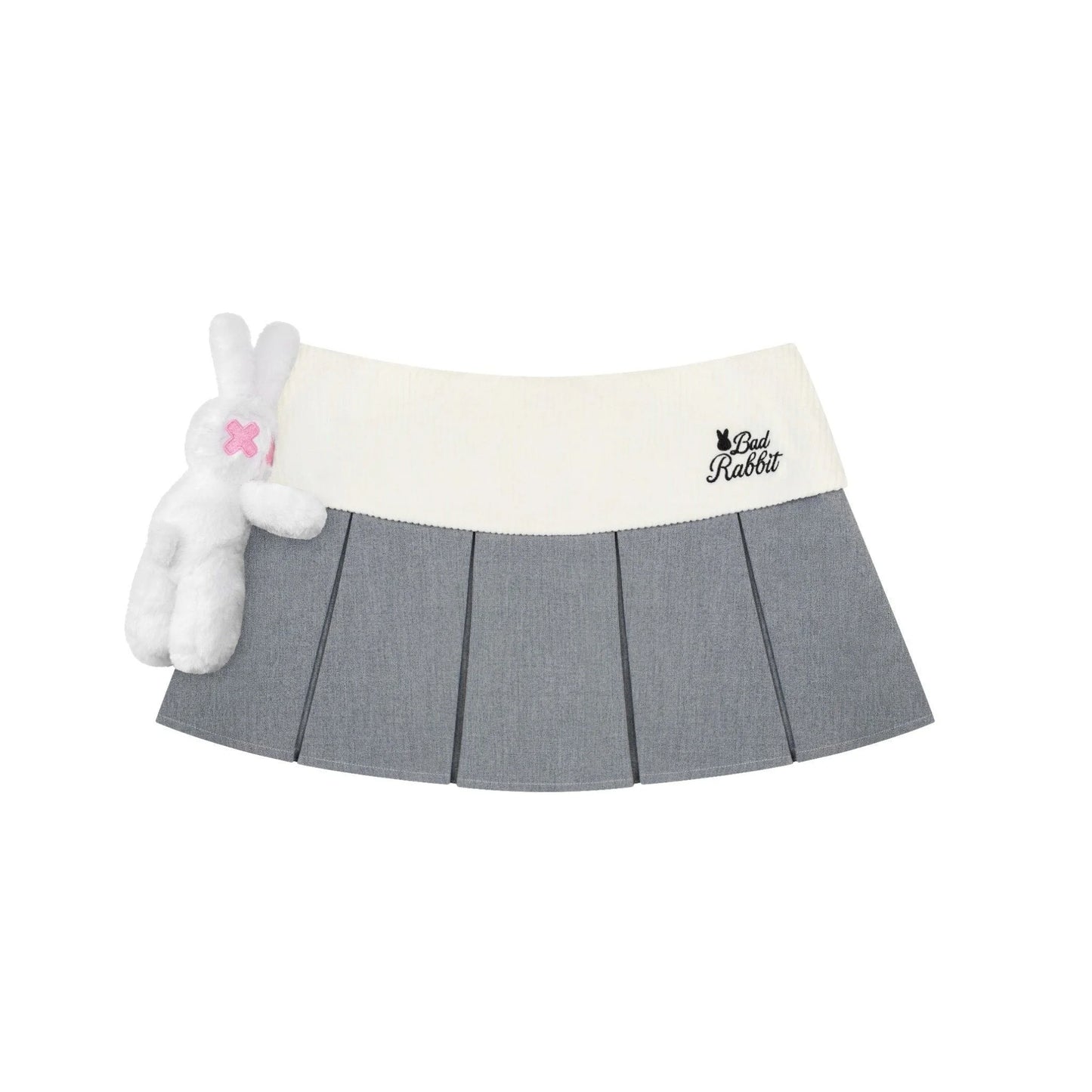Chillin Rabbit Skirt - Grey