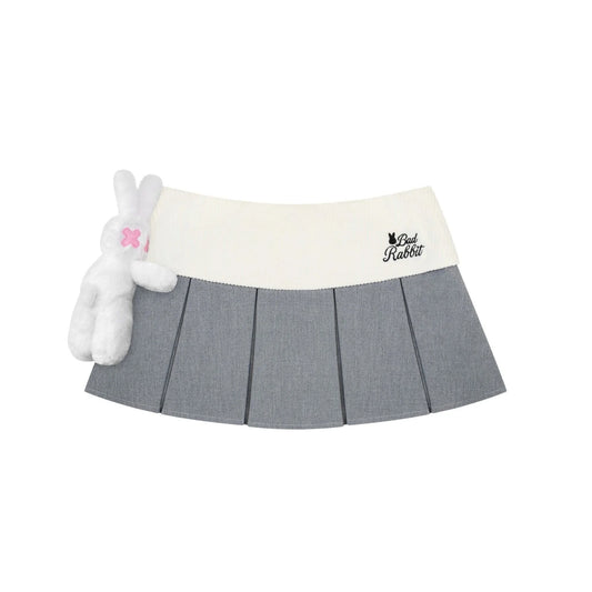 Chillin Rabbit Skirt - Grey