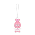 Shy Seating Rabbit Keychain