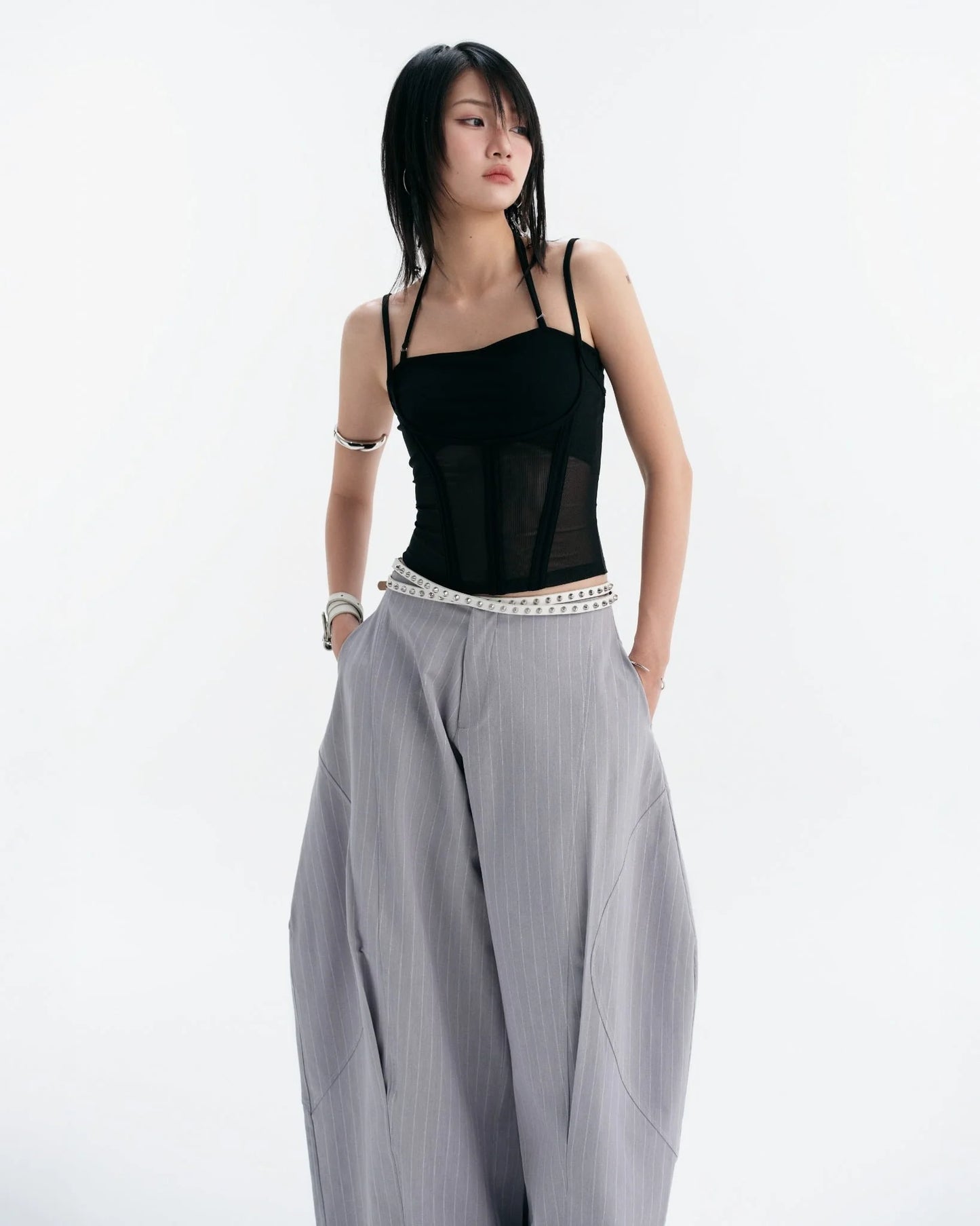 Melios Mesh Top - Black
