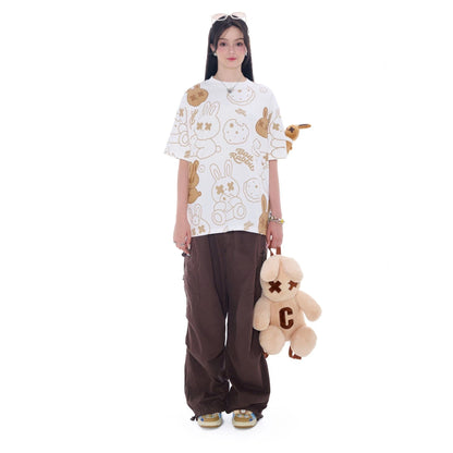Cookie Rabbit Tee - White