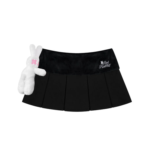 Chillin Rabbit Skirt - Black