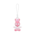 Shy Seating Rabbit Keychain