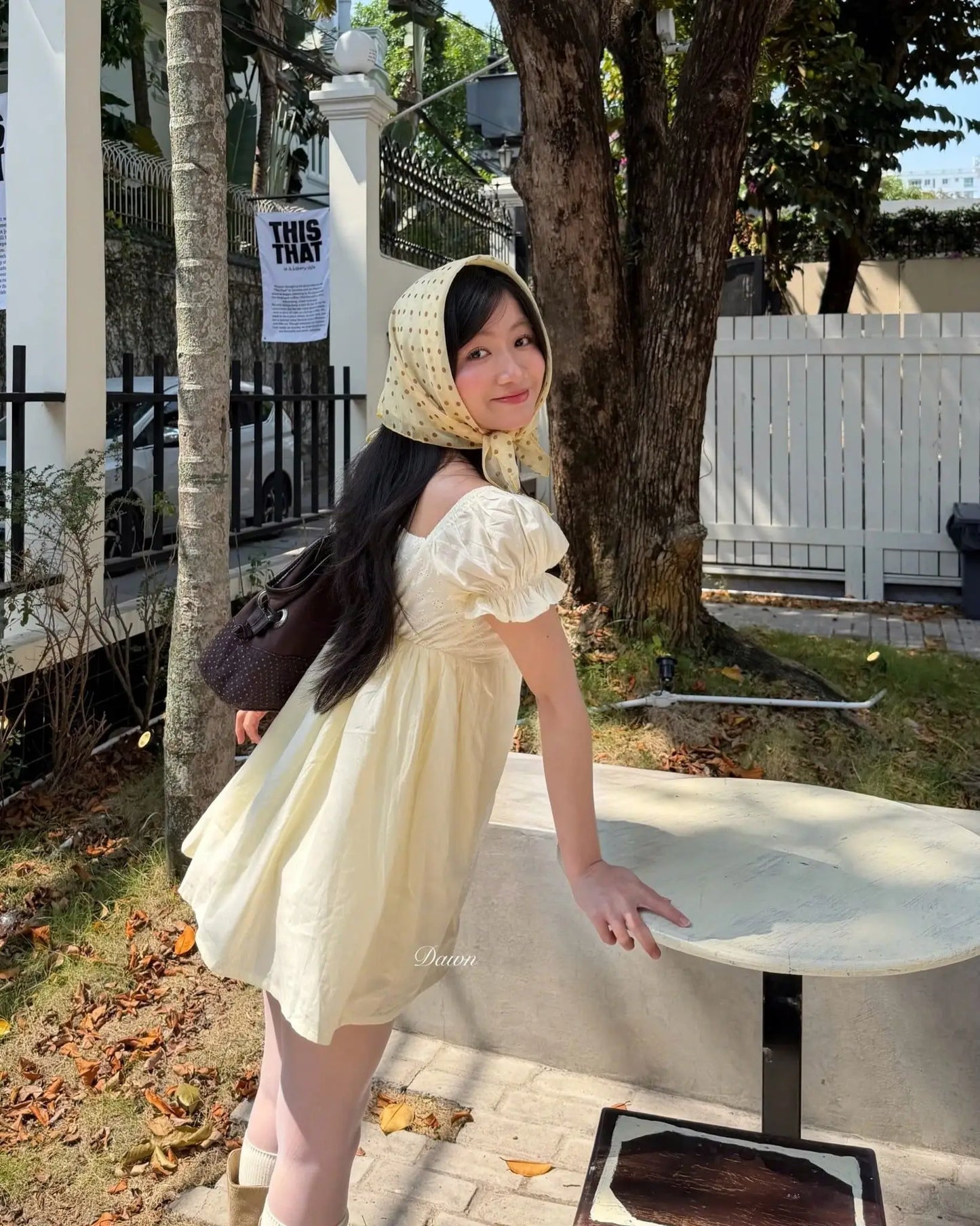 Esme Cream Dress