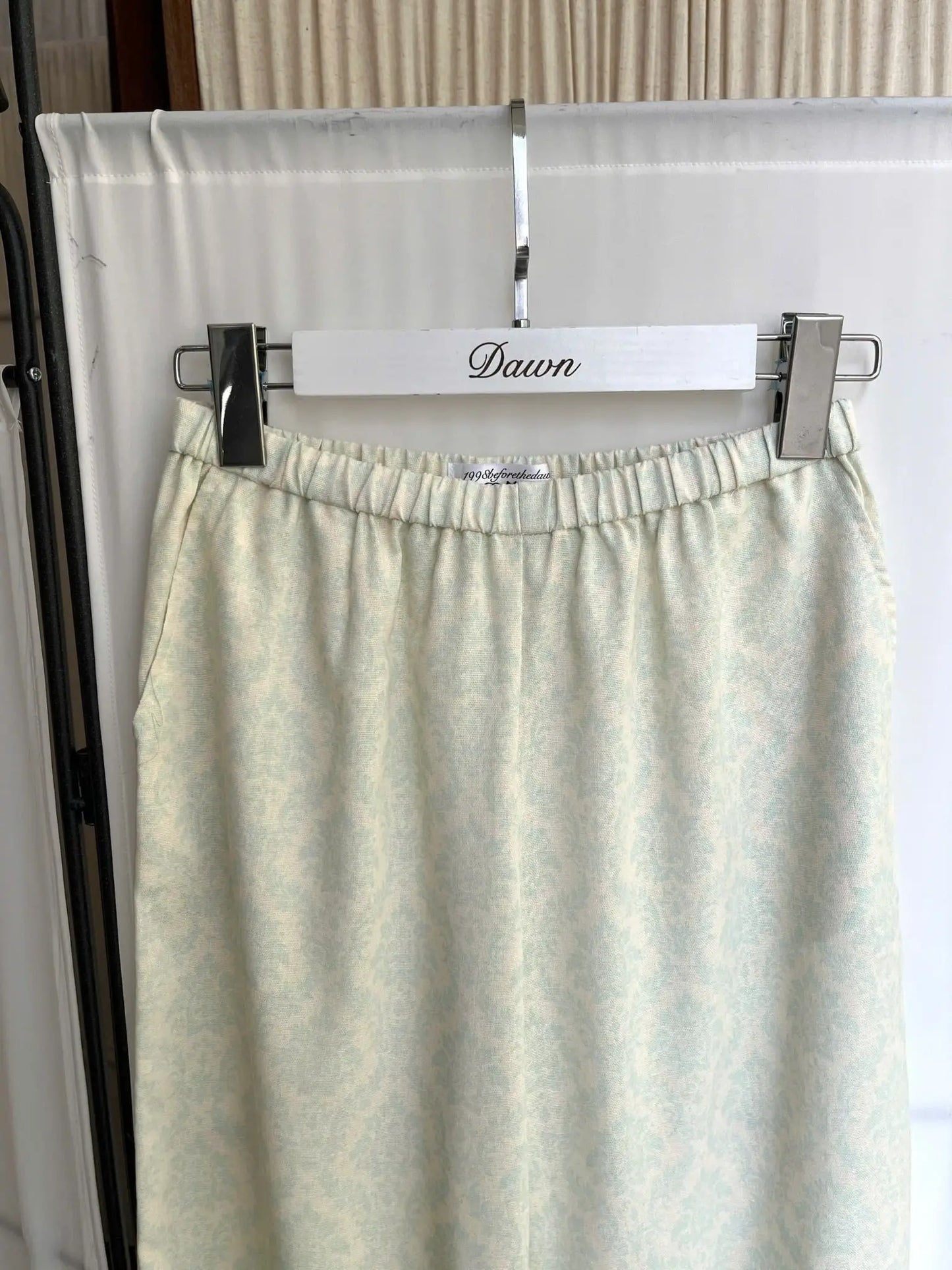 Cecily Mint Linen Pants
